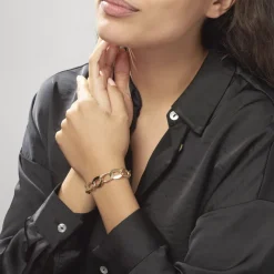 Bracelet Maille Or Jaune