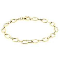 Bracelet Maille Or Jaune Crepinia