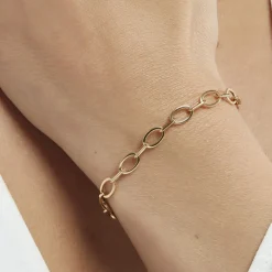 Bracelet Maille Or Jaune Crepinia