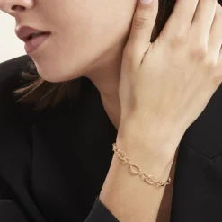 Bracelet Maille Or Jaune Merianne