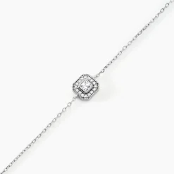 Bracelet Majesty Argent Blanc Oxyde De Zirconium