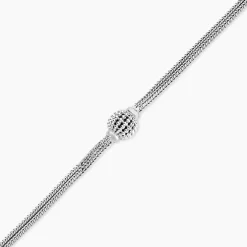 Bracelet Makana Argent Blanc