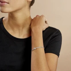 Bracelet Makana Argent Blanc
