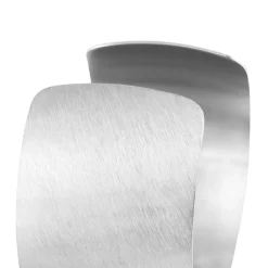 Bracelet Manchette Alexia Acier Blanc