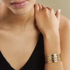 Bracelet Manchette Brenda Acier Jaune