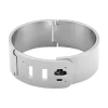 Bracelet Manchette Japon Acier Blanc