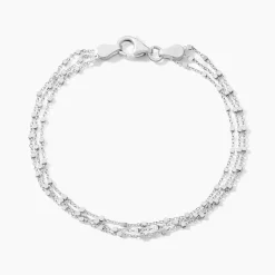Bracelet Marie-armelle Argent Blanc