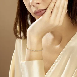 Bracelet Maryannick Plaqué Or Jaune Oxyde De Zirconium