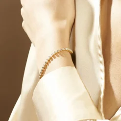 Bracelet Maryannick Plaqué Or Jaune Oxyde De Zirconium