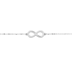 Bracelet Maryeme Infini Selectra Or Blanc