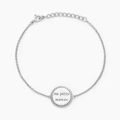 Bracelet Mayi Argent Blanc