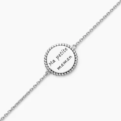 Bracelet Mayi Argent Blanc