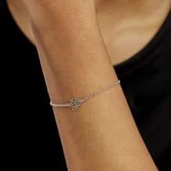 Bracelet Maylie Argent Blanc