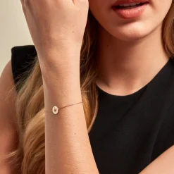 Bracelet Melchior Or Jaune Rubis