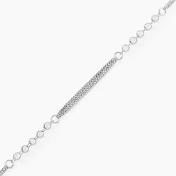 Bracelet Melodie Argent Blanc