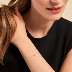 Bracelet Meyline Argent Blanc Oxyde De Zirconium