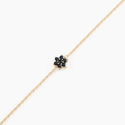 Bracelet Midnight Royalty Plaqué Or Jaune Pierre De Synthèse