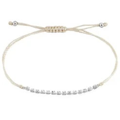 Bracelet Miguyae Argent Blanc Oxyde De Zirconium