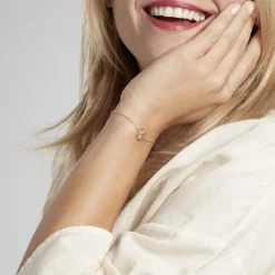 Bracelet Milia Plaqué Or Jaune Verre