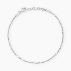 Bracelet Mindie Argent Blanc