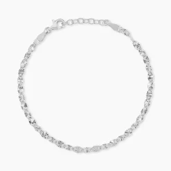 Bracelet Mirabelle Argent Blanc