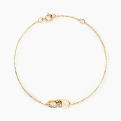 Bracelet Molana Or Jaune Diamant