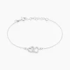 Bracelet Mona Argent Blanc Oxyde De Zirconium