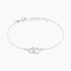 Bracelet Mona Argent Blanc Oxyde De Zirconium