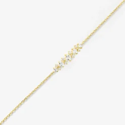 Bracelet Monique Argent Jaune Oxyde De Zirconium