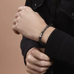 Bracelet Moris Acier Blanc Oxyde De Zirconium