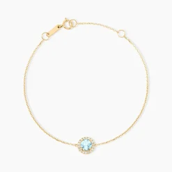 Bracelet Munira Or Jaune Topaze Oxyde De Zirconium