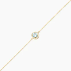 Bracelet Munira Or Jaune Topaze Oxyde De Zirconium