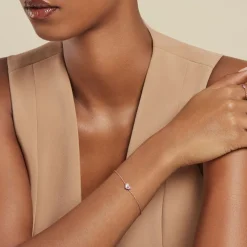 Bracelet Myhalf Argent Rose Oxyde De Zirconium