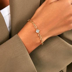 Bracelet Naitik Or Jaune Nacre