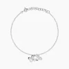 Bracelet Narcisse Dream Argent Blanc
