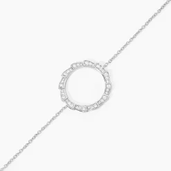 Bracelet Nevada Argent Blanc Oxyde De Zirconium