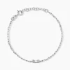 Bracelet Nigelle Argent Blanc Oxyde De Zirconium