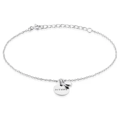 Bracelet Nikoline Argent Blanc Oxyde De Zirconium