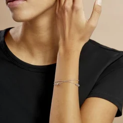 Bracelet Noelle Argent Blanc