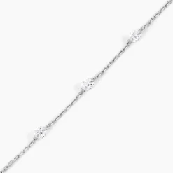 Bracelet Noha Argent Blanc Oxyde De Zirconium