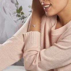 Bracelet Nollia Argent Blanc Oxyde De Zirconium