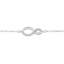 Bracelet Odile Argent Blanc Oxyde De Zirconium