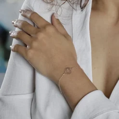 Bracelet Ombelline Argent Rose