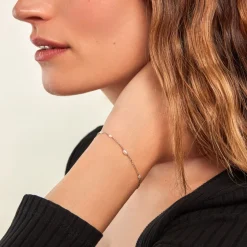 Bracelet Onassis Argent Blanc Perle De Culture