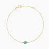 Bracelet Ondée Or Jaune Amazonite
