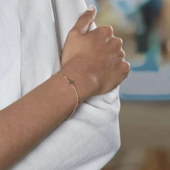 Bracelet Opale Argent Rose