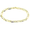 Bracelet Ophelio Maille Alternee 1/1 Or Jaune