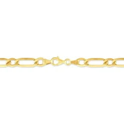 Bracelet Ophelio Maille Alternee 1/1 Or Jaune