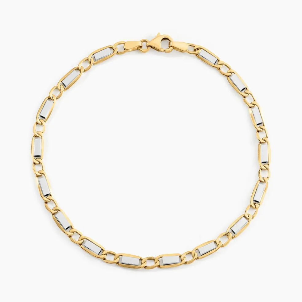 Bracelet Or Bicolore Danae