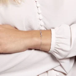 Bracelet Or Blanc Maury Saphirs Diamants